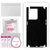 apgo Protective Skin Sticker for the Back+sides Compatible with Oppo Reno8, Full Wrap Film, Foil, Vinyl - Pattern Matte Black