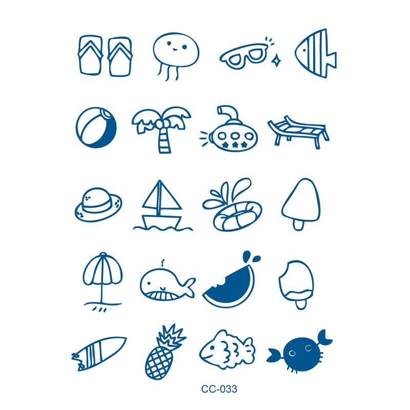 Травяные растения, палец, улитка, маленькая картинка, сок, татуировка, наклейки, последние 15 дней, полупостоянный ветер