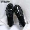 Shiny Small Leather Shoes Female British Style All-match Casual Single Shoes Female Bowknot Social Work Female Shoes Soft Leather