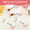 24 шт. войлочные подарочные пакеты "Рад, что ты здесь" Упаковка для шоколада Подарочный пакет для конфет Детская вечеринка по случаю дня рождения Юбилей Декор