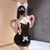 Sex lingerie pure lace seduction uniform sexy maid suit qqny free seduction pajamas