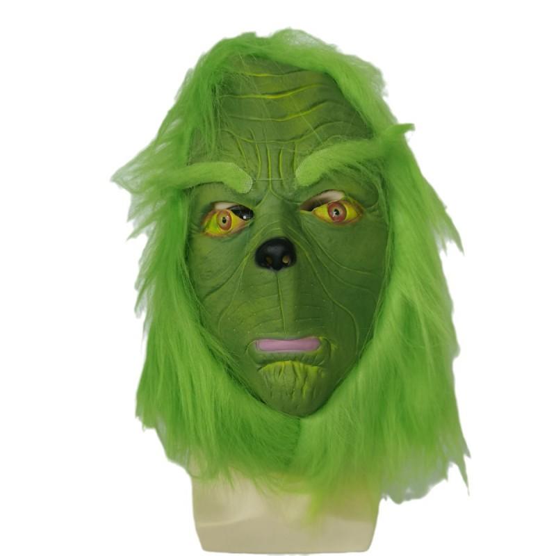 Grinch Costume Set Green Monster Full Outfit Halloween Christmas Party Cosplay