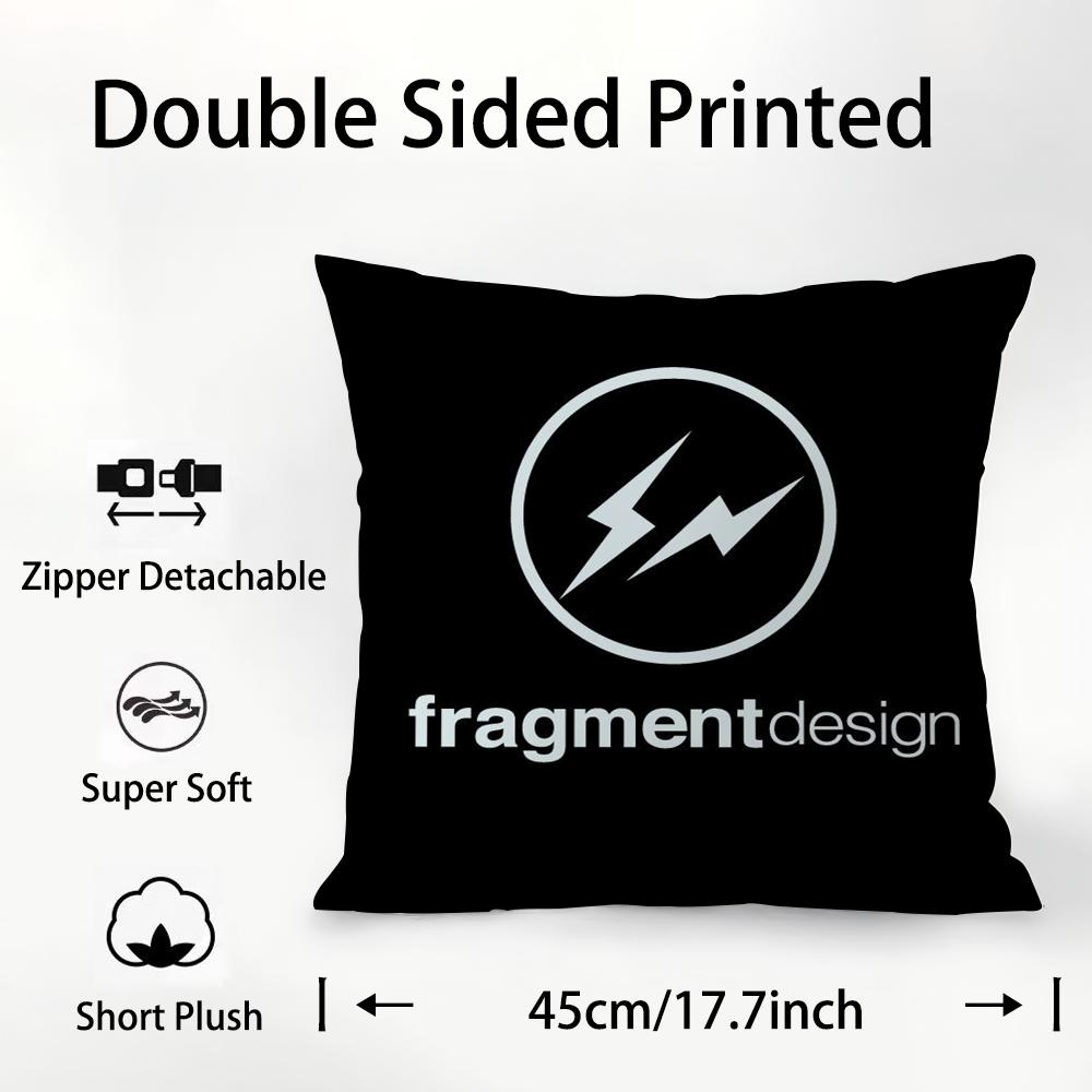 Чехол на подушку Lightning F-Fragment D-Design Плюшевая ткань Мягкий Двусторонний принт Чехол на диванную подушку Декоративные чехлы на подушки