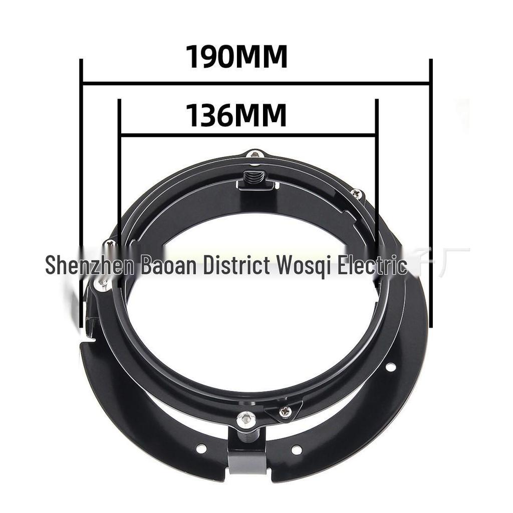 5,75-дюймовый ударопрочный металлический кронштейн фары для мотоциклов Harley - Ретро-дизайн