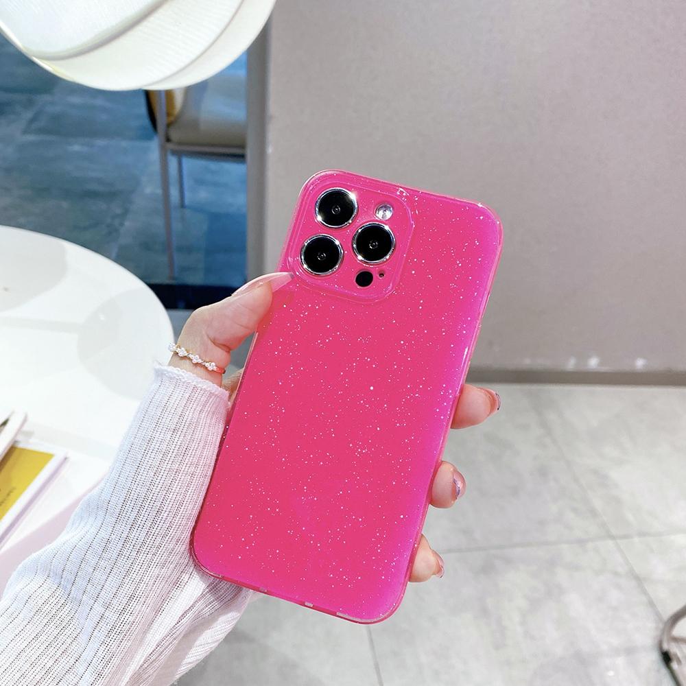 Блестящий модный противоударный чехол ярких цветов для Iphone 11 12 13 14 Pro Xs Max X Xr 7 8 Plus, роскошная блестящая мягкая задняя крышка