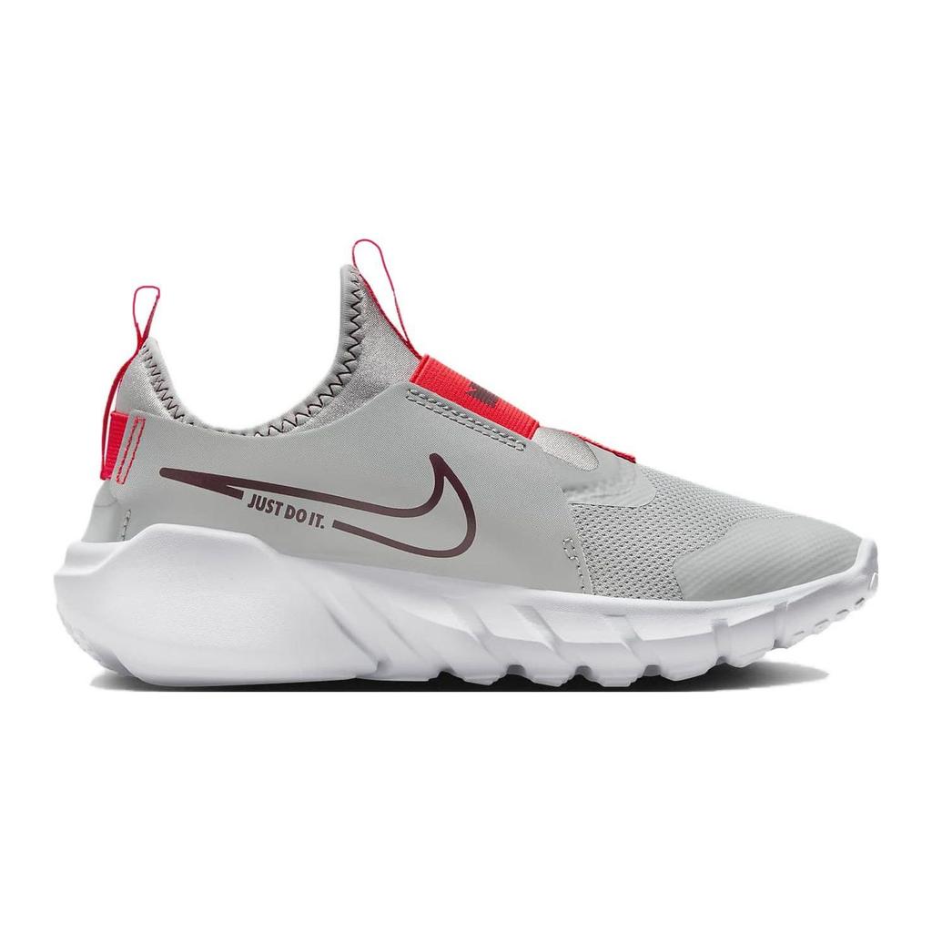 Nike Кроссовки детские Flex Runner 2 GS Light Smoke Team Red Серый Светло-серый Белый DJ6038-009
