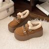 Ретро маффин хлопковые туфли женские оптом год осень и зима новые теплые плюшевые зимние сапоги женские