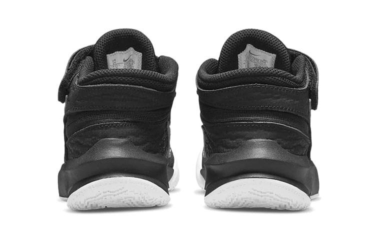 Nike Кроссовки для баскетбола Team Hustle D 10 Flyease, нескользящая подошва, амортизация, износостойкие, средняя высота, детские DD7302-004