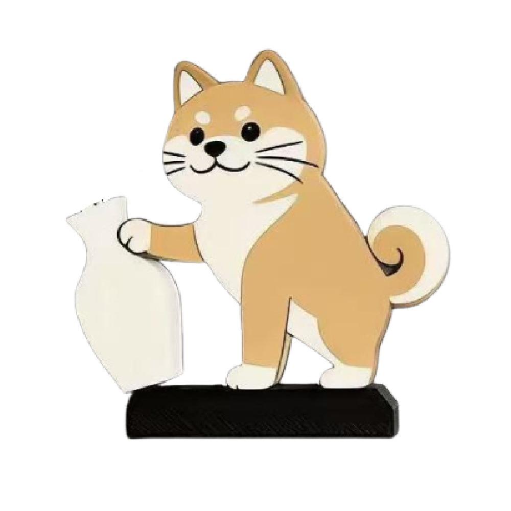Creative Cat Refrigerator Magnet Acrylic Pet Hair Collector Fridge Magnet Vase Decor  Kitchen Use