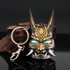 Anime Yasha Xiao Mask Cosplay Alloy Key Chain Genshin Impact Metal Pendant Prop