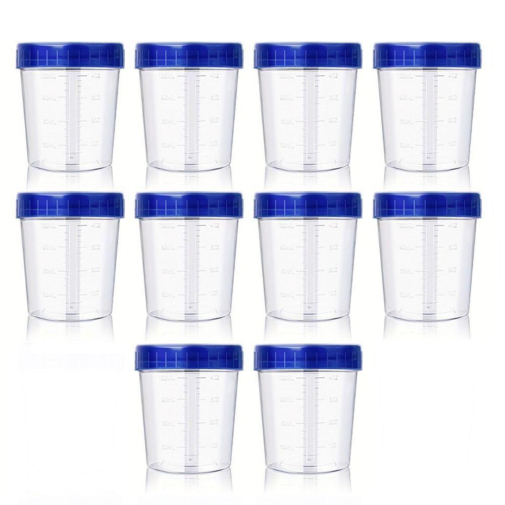 10 шт. портативные прозрачные пластиковые весы-чашки 120 мл/40 унций герметичные контейнеры для приправ туризм