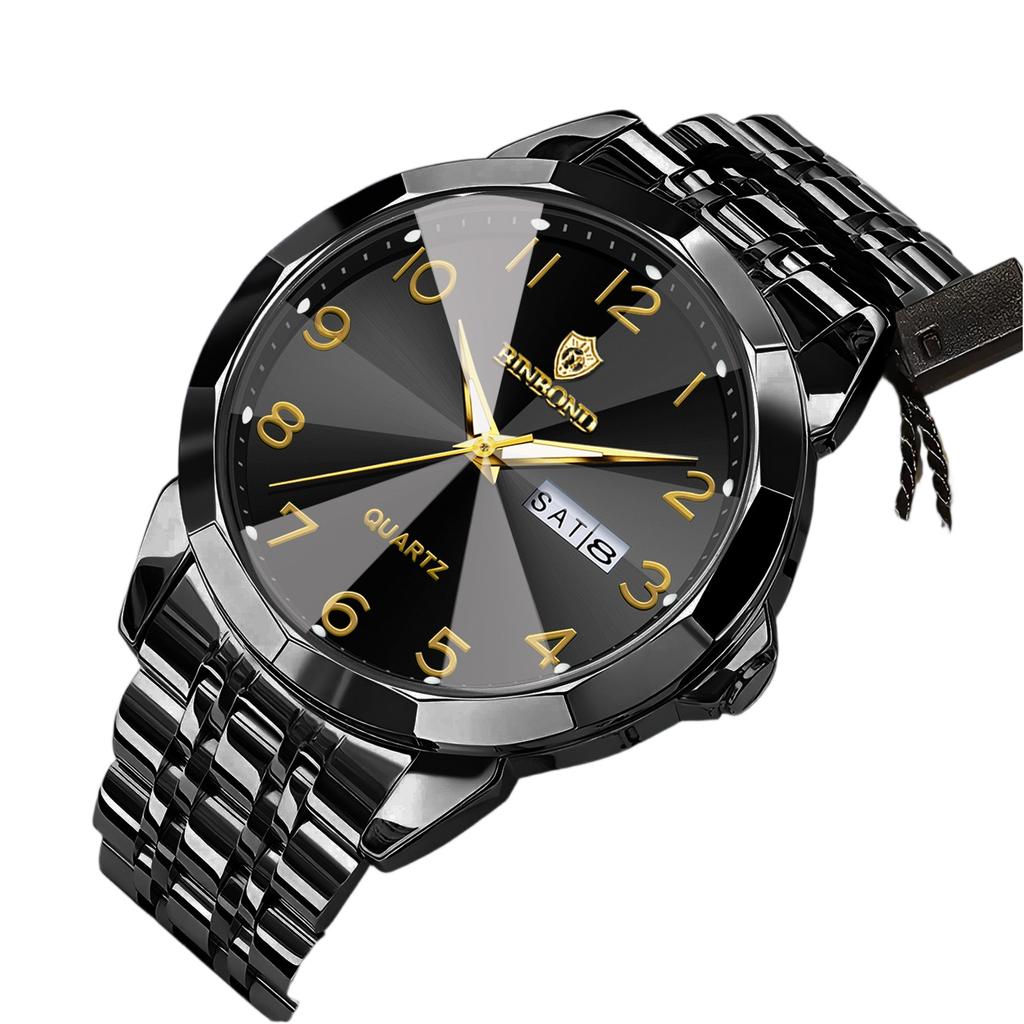 Мужские водонепроницаемые светящиеся наручные часы-будильник для бега