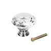 New Diamond  Drawer Knobs Furniture Pull Handle with Screw Home Decor