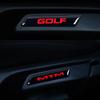2Pcs 3D Car Seat Lift Button Stickers R Line Rline Badge Decorative Stickers For VW Golf 6 8 GTI MK6 MK8 Touran Mtm Accessories