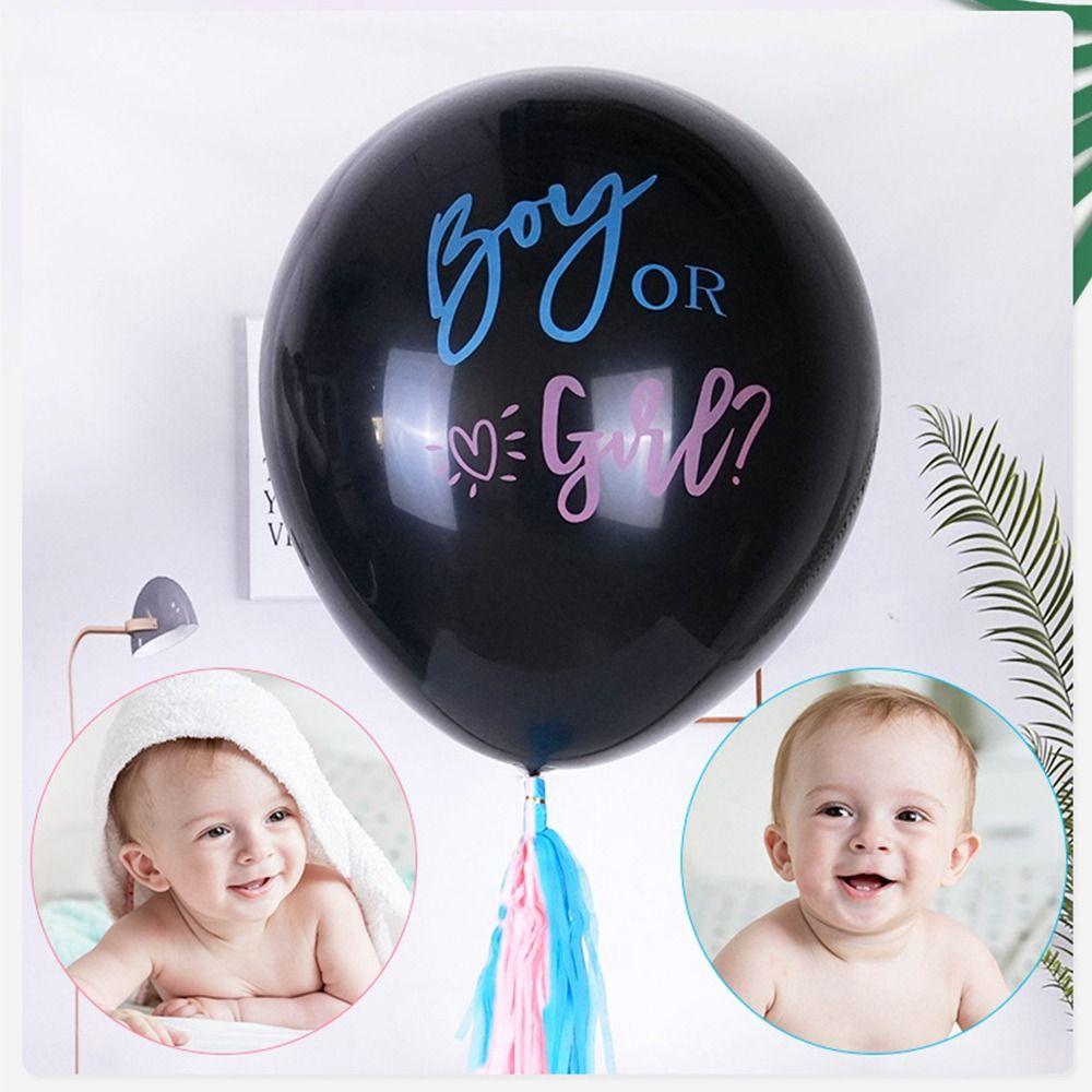36-дюймовые воздушные шары и аксессуары для украшения вечеринки. Бумажные воздушные шары с определением пола. Латексные воздушные шары для мальчиков и девочек.