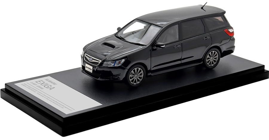 INTERALLIED Hi Story Scale Subaru EXIGA Obtician Black Pearl Готовая модель HS518BK 1/43 2.0GT (2008)