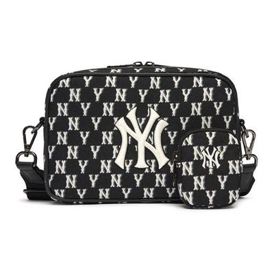 Monogram Polyester Combo Bag , Camera Bag , Crossbody Bag , Shoulder Bag Unisex Black (Unisex) Crossbody Bags 3ACRM012N 50BKS