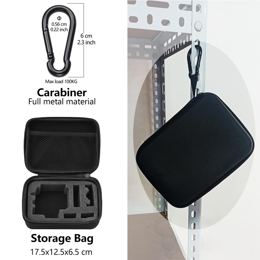 Сумка для хранения Чехол для переноски Противоударная Дорожная коробка для переноски для GoPro Hero 13 12 11 10 9 8 7 6 SJCAM DJI Osmo Action Аксессуары для камеры