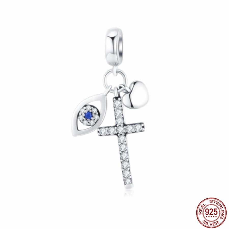 Подходят оригинальные браслеты, подвески, ювелирные изделия, новые S925 стерлингового серебра, сверкающие бусины камеры, семейное дерево, воздушный шар, щенок, кошка, кулон