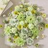 15/50Pcs Mix Artificial Flowers Head Rose Fake Flower for Home Room Decor Wedding Marriage Decoration Bride Craft Gift Accessory