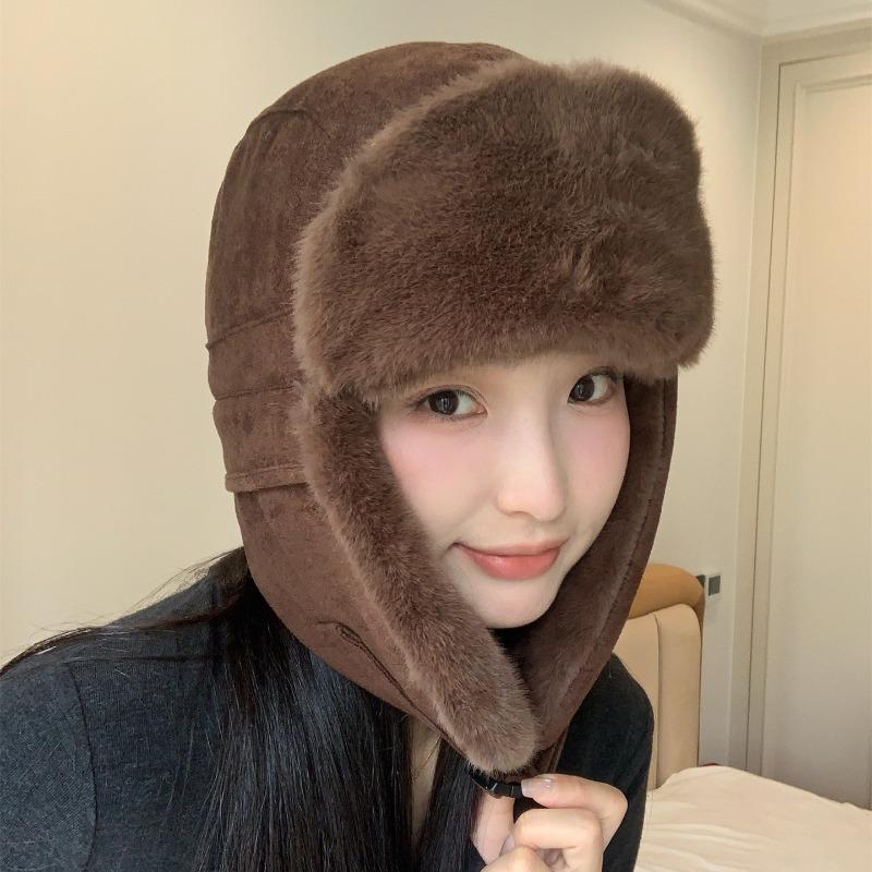 Women S Warm Fleece Lined Trapper Hat For Winter Skiing