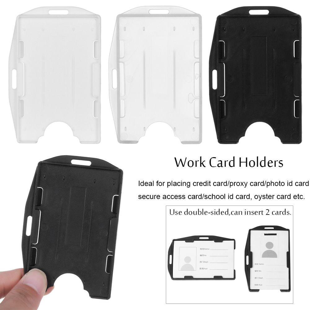 Protector Cover ID Business Case Badge ID Card Pouch Work Card Holders Name Card Card Sleeve
