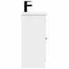 Bathroom Cabinet with Washbasin White 42 x 40 x 84.5 cm