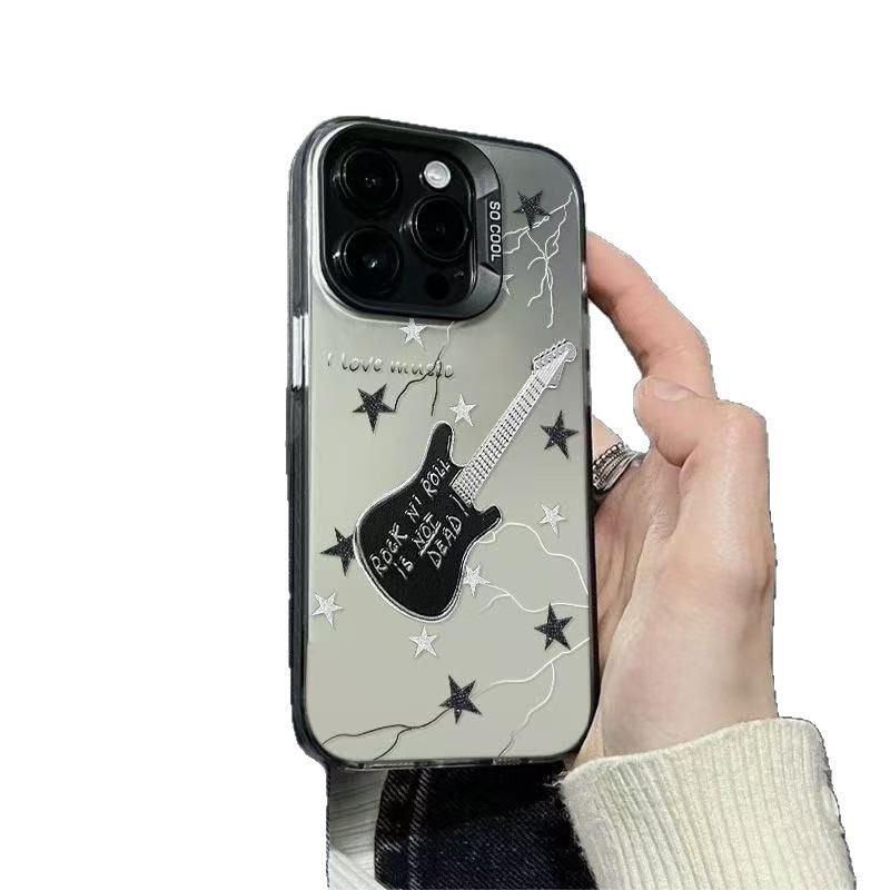 Energetic Lightning Guitar Phone Case Compatible with iPhone 17 Pro Max/16/15/14/13