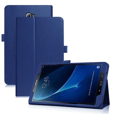 Чехол для планшета Samsung Galaxy Tab A 10,1 "2016 T585 T580 SM-T588 T580N Тонкий складной чехол из искусственной кожи в стиле личи, 10 дюймов