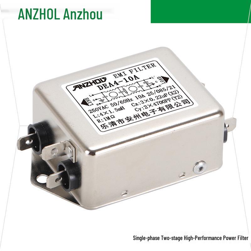 Anzhou EMI Filter Dual-Port Power Filters DEA4-20A, DEA4-10A, DEA4-6A