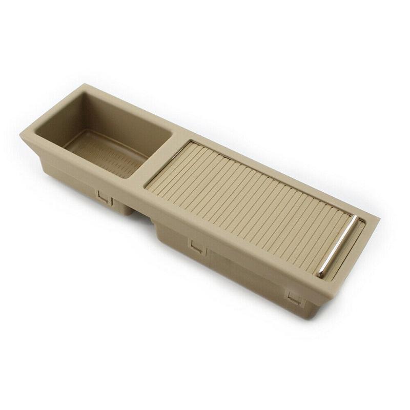 Car Cup Holder Front Center Console Storage Organizer Coin Box for BMW E46 3 Series 1998-2007 Car Water Drink Bottle Holder