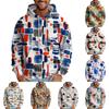 Men's Loose Christmas Printed Hooded Sweatshirt Men's Casual Fashion Sports Sweatshirt
