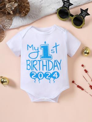 Милая одежда с принтом и буквенным принтом, эксклюзивный детский комбинезон унисекс, подходит для мальчиков, девочек и младенцев