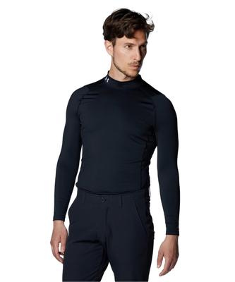 [Under Armour] UA HEATGEAR ОБЛЕГАЮЩАЯ ФУТБОЛКА С ДЛИННЫМ РУКАВОМ И ВОРОТНИКОМ-СТОЙКОЙ