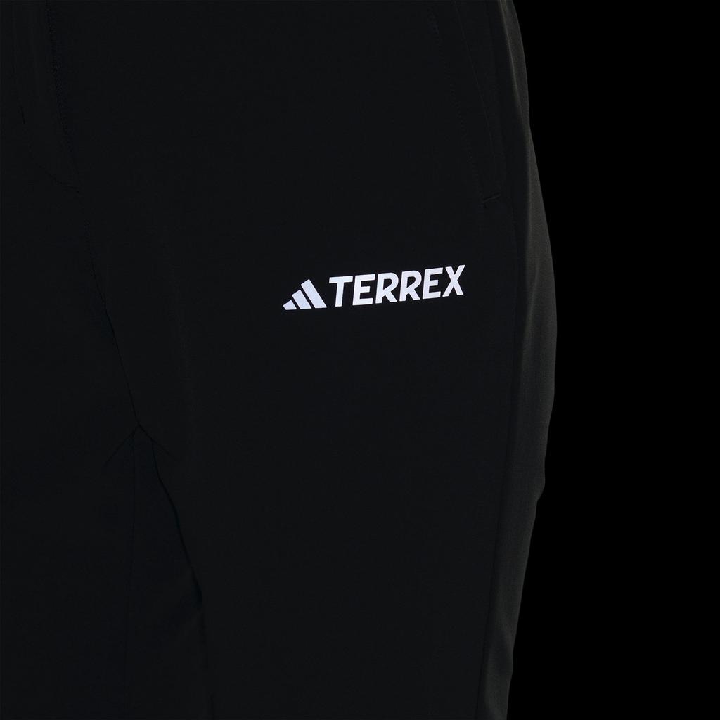 adidas Брюки Shell, однотонные, с логотипом, уличные, мягкие, спортивные, длинные, женские, черные IS8916