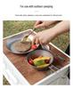 Portable Titanium Camping Cutlery Set: Chopsticks, Fork, Spoon, Knife & Carry Bag