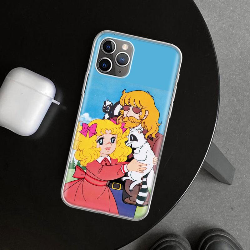 Кэнди Аниме 90-х Чехол для телефона для iPhone 11 12 13 Mini 14 15 Plus 16 Pro Max 17 Air 7 8 + SE Арт Индивидуальные Fundas 11 12 13 M