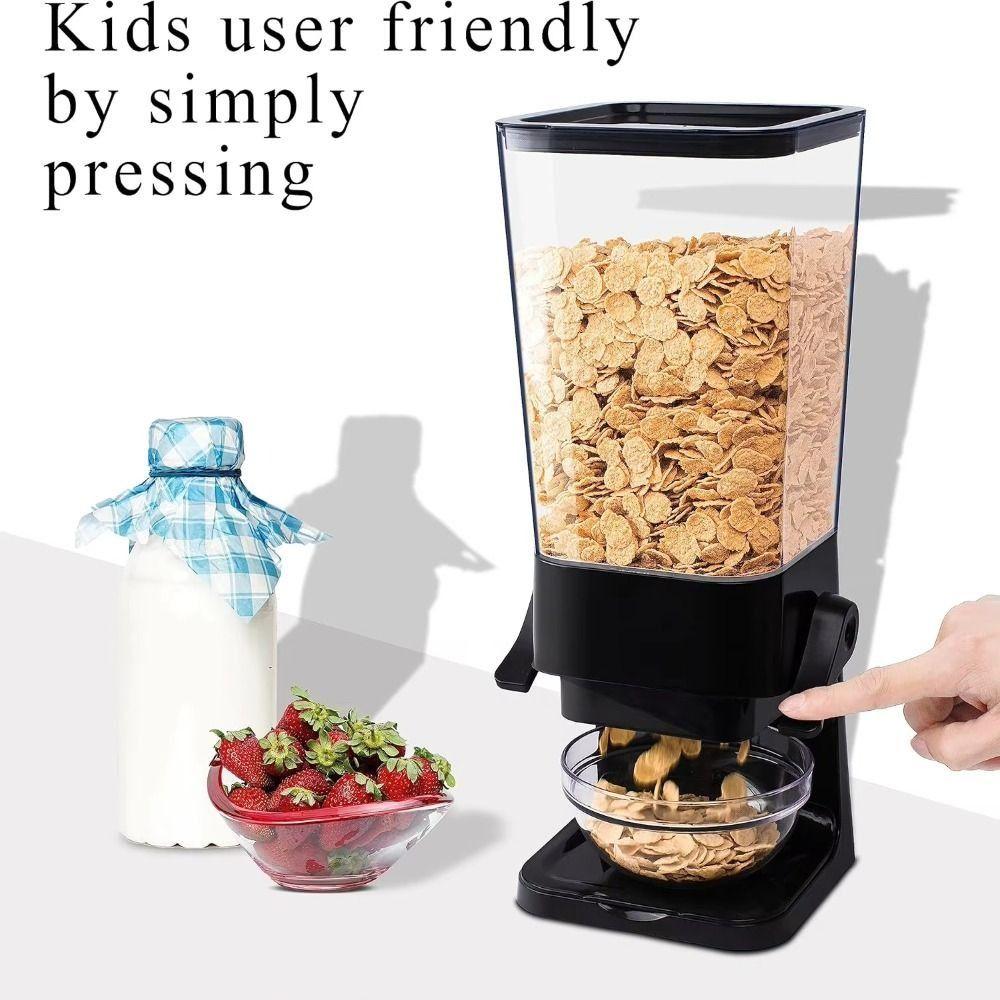 5.5L Candy Powder Storage Tank Plastic Candy Box Grain Oatmeal Dispenser  for Keeps Cereal