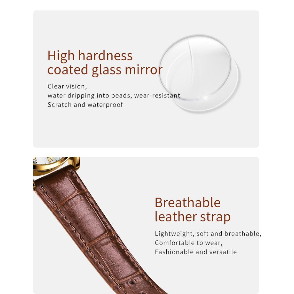 OLEVS New Watch Elegant Fashion Trend Waterproof Luminous Quartz Watch Women's Watch