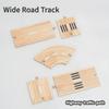 Wooden Train Tracks Beech Wood Road Bridge Railway Accessories Fit for Brand Wooden Tracks Toys for Children Birthday Gifts