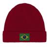 Bonnet Drapeau Brésil En Rouge