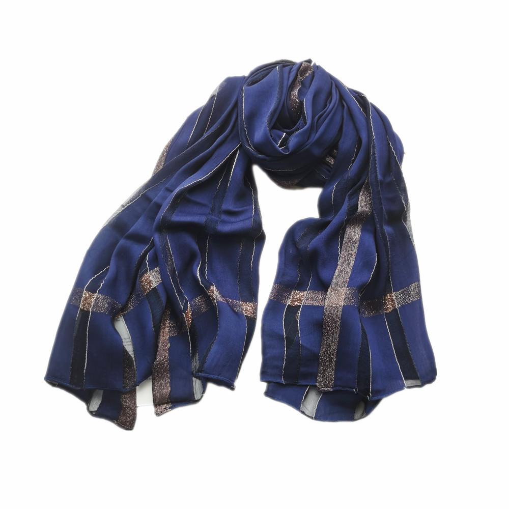 Шелковый шарф для женщин, новый весенне-осенний шарф с золотой нитью для женщин, шарф, шаль-ципао для головы