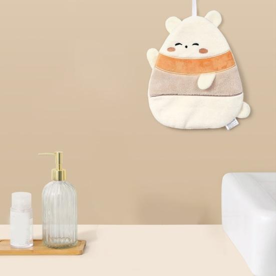 Подвесное полотенце для протирания, быстросохнущее, широкое применение, моющееся, отличная тряпка для протирки рук с кроликом, чистая ткань, товары для дома