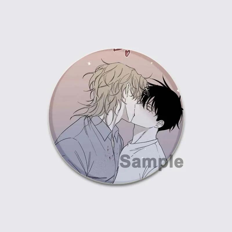 32/44/58mm BL Anime Low Tide In Twilight Badge Cartoon Brooches On Backpack Clothes Handmade Round Enamel Pins for Jewelry Gift Accessory