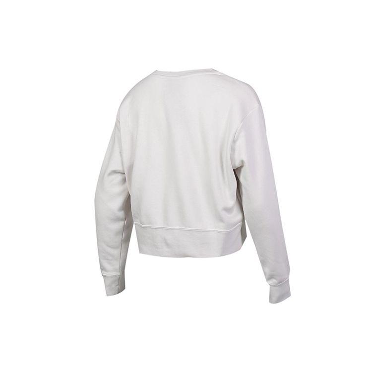 Nike Бег Тренировки Дышащая Повседневная Толстовка с Круглым Вырезом Женская Толстовка Phantom-Серый Белый BV2801-030