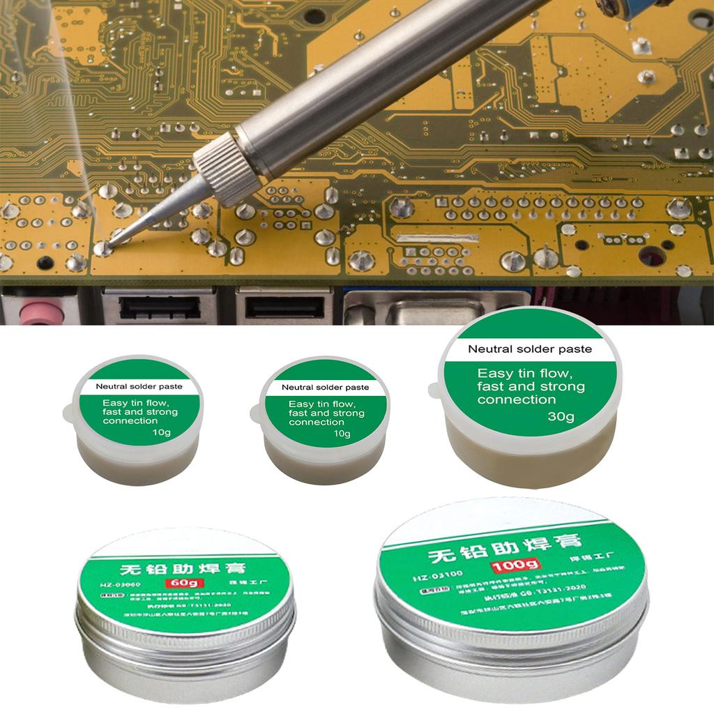 8 г/10 г/30 г/60 г/100 г Флюс для пайки Паяльные пасты Флюс Оловянные паяльные пасты Сварка для электроники Светодиодная пайка