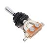 Guitar Toggle Switch Position Short Straight Silver Top Knob Pickup Selector Kit with Black Washer