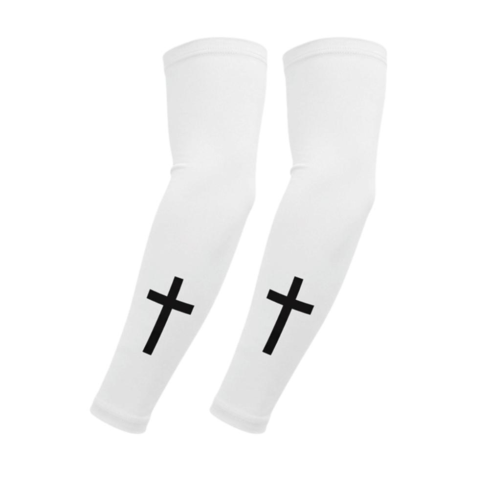 Elastic Fabric UV Protection Arm Covers Cooling Effect Cycling Cross Sleeves Baseball Volleyball
