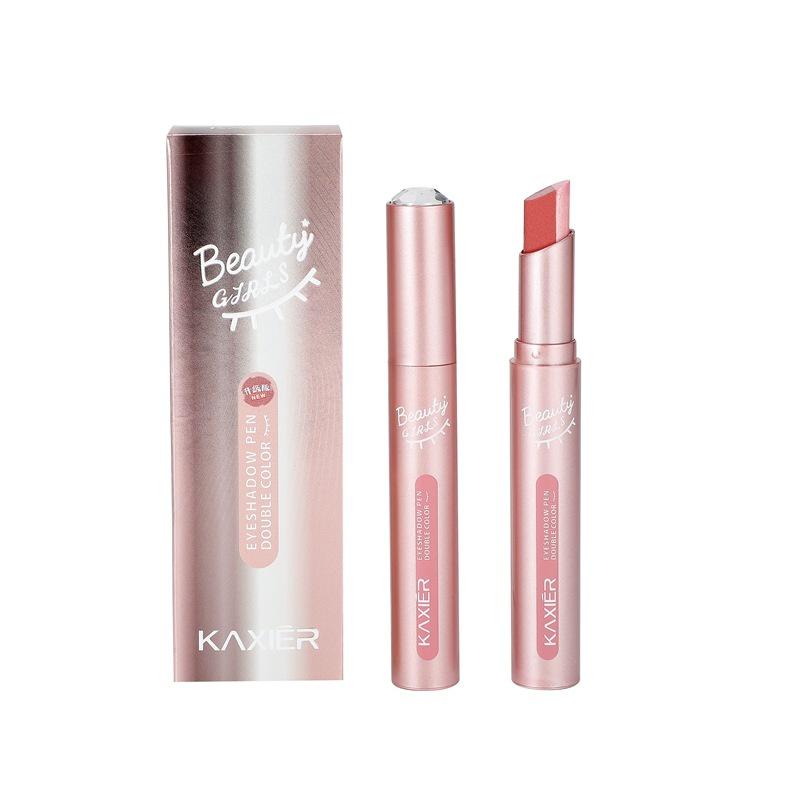 Высококачественные двухцветные градиентные тени для век, матовые тени для век, водостойкие двухцветные мерцающие косметические средства, инструмент для макияжа