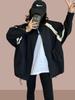 2025 European Style Women's Spring Loose Plus Size Baseball Windbreaker Coat - Casual & Versatile